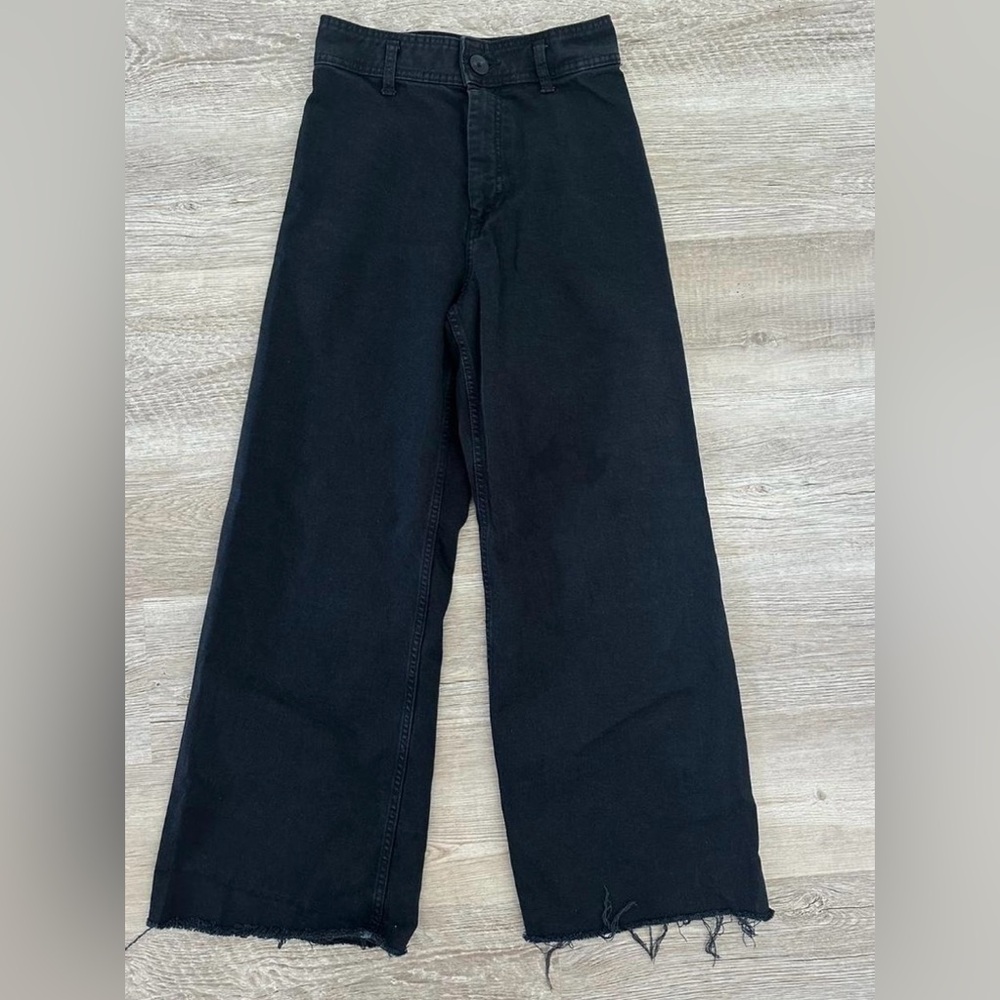 Zara Black Wide-Leg Pants